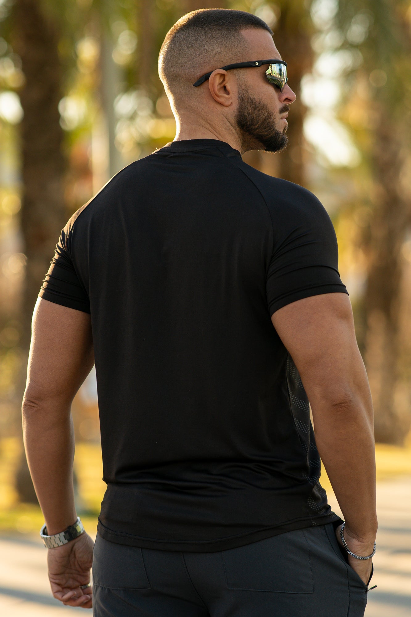 SUPERHERO SpandexDry T-Shirts - Black