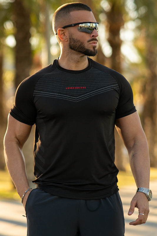 SUPERHERO SpandexDry T-Shirts - Black