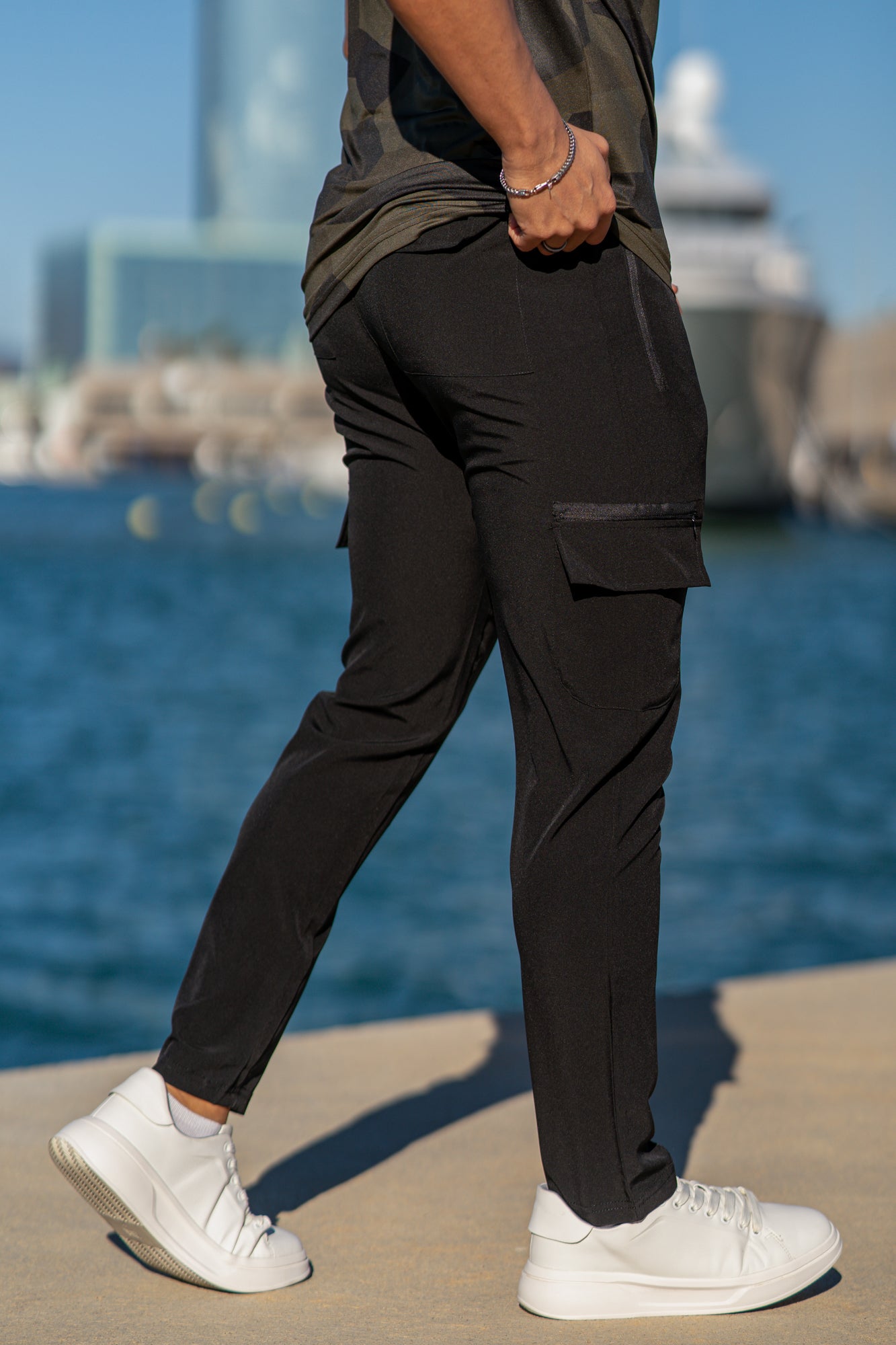 Signature Woven Spandexdry Trouser - Black