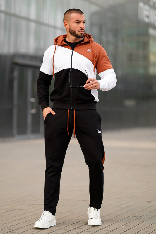 Brooklyn Cotton Tracksuit - Peach