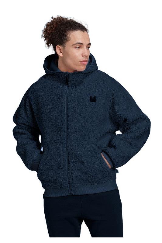 51 Lethal Dropshoulder Imported Polar Cotton Hoodie - Navy