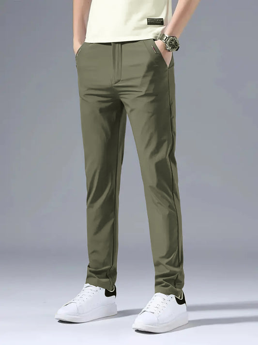EasyFlex Spandexdry Pant with Button - Olive