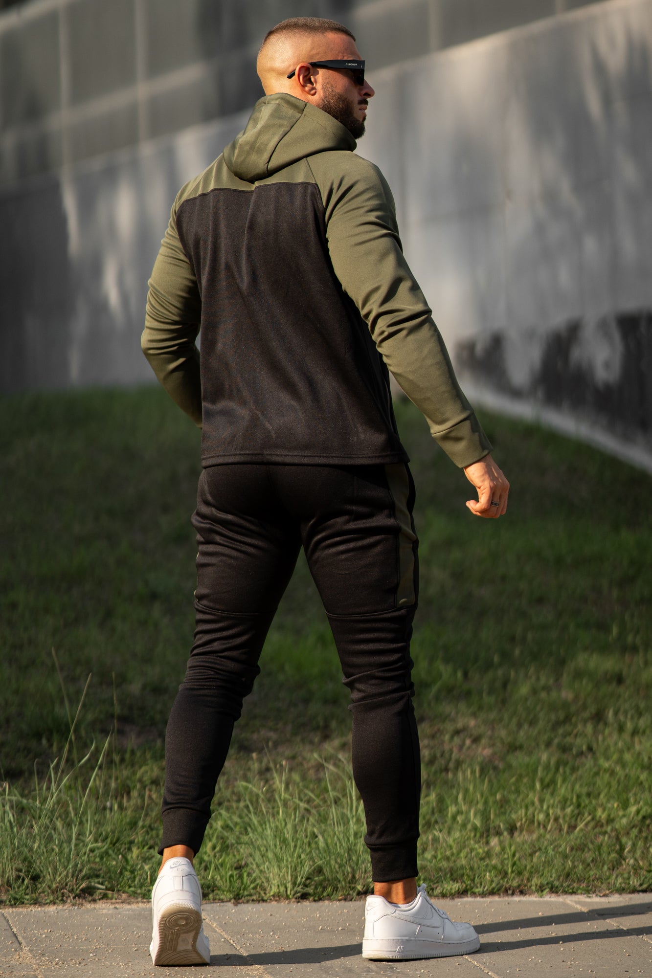 Active Quickdry Tracksuit - Olive