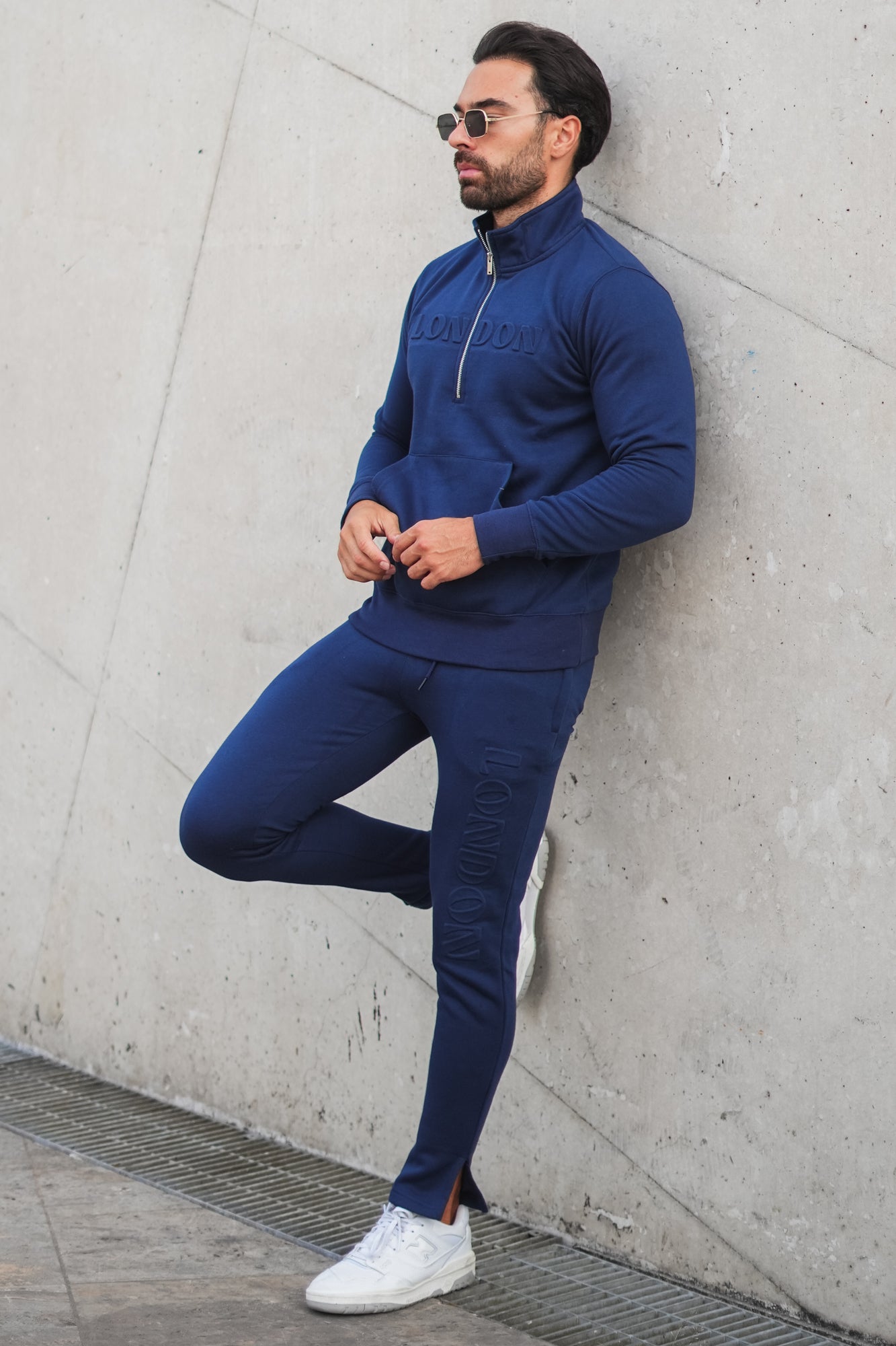 DeBoss Cotton Tracksuit - Navy