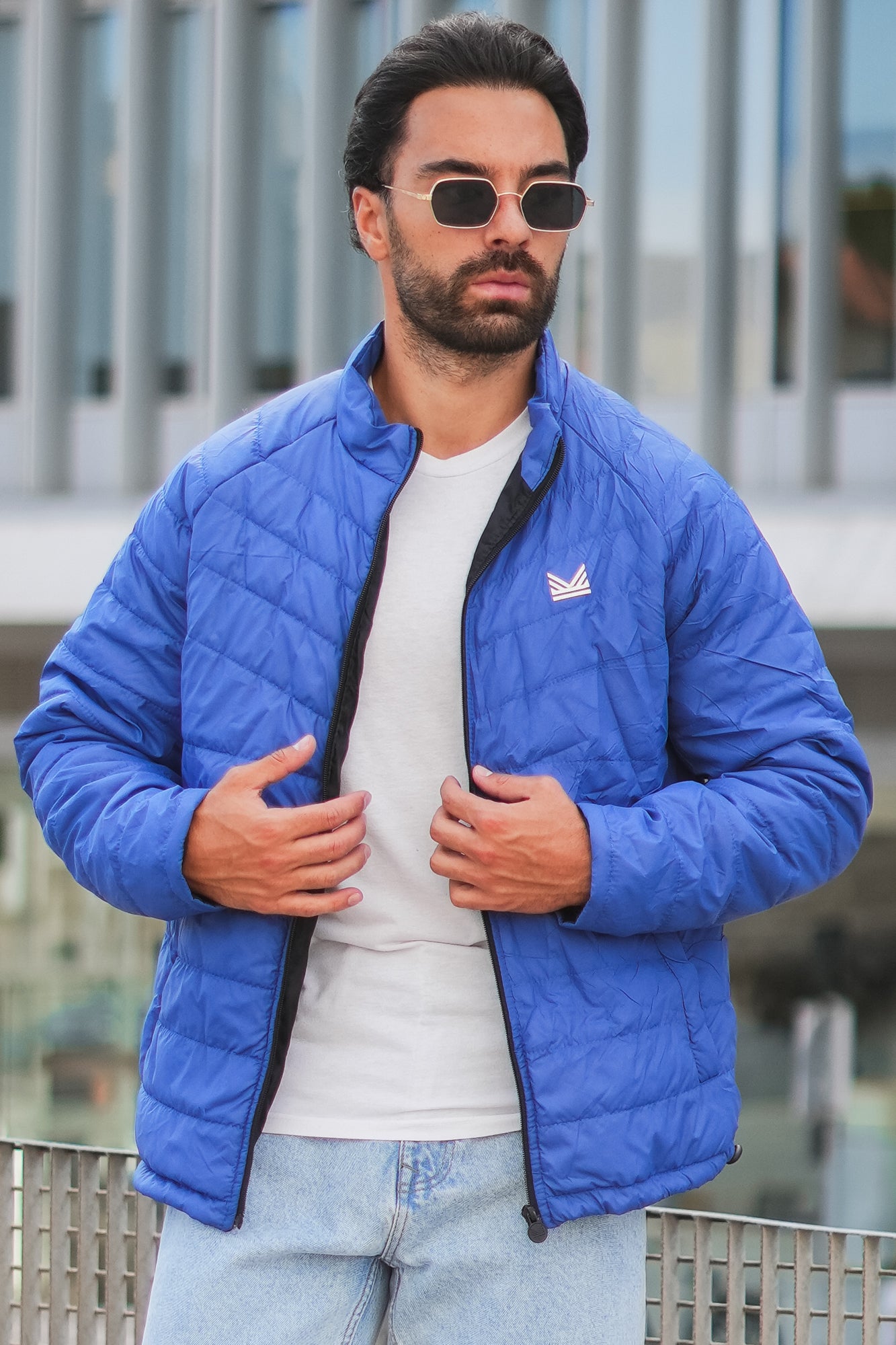 Imported Packable Puffer - Blue