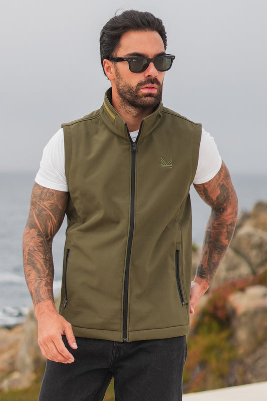 Imported Softshell Gilet - Olive