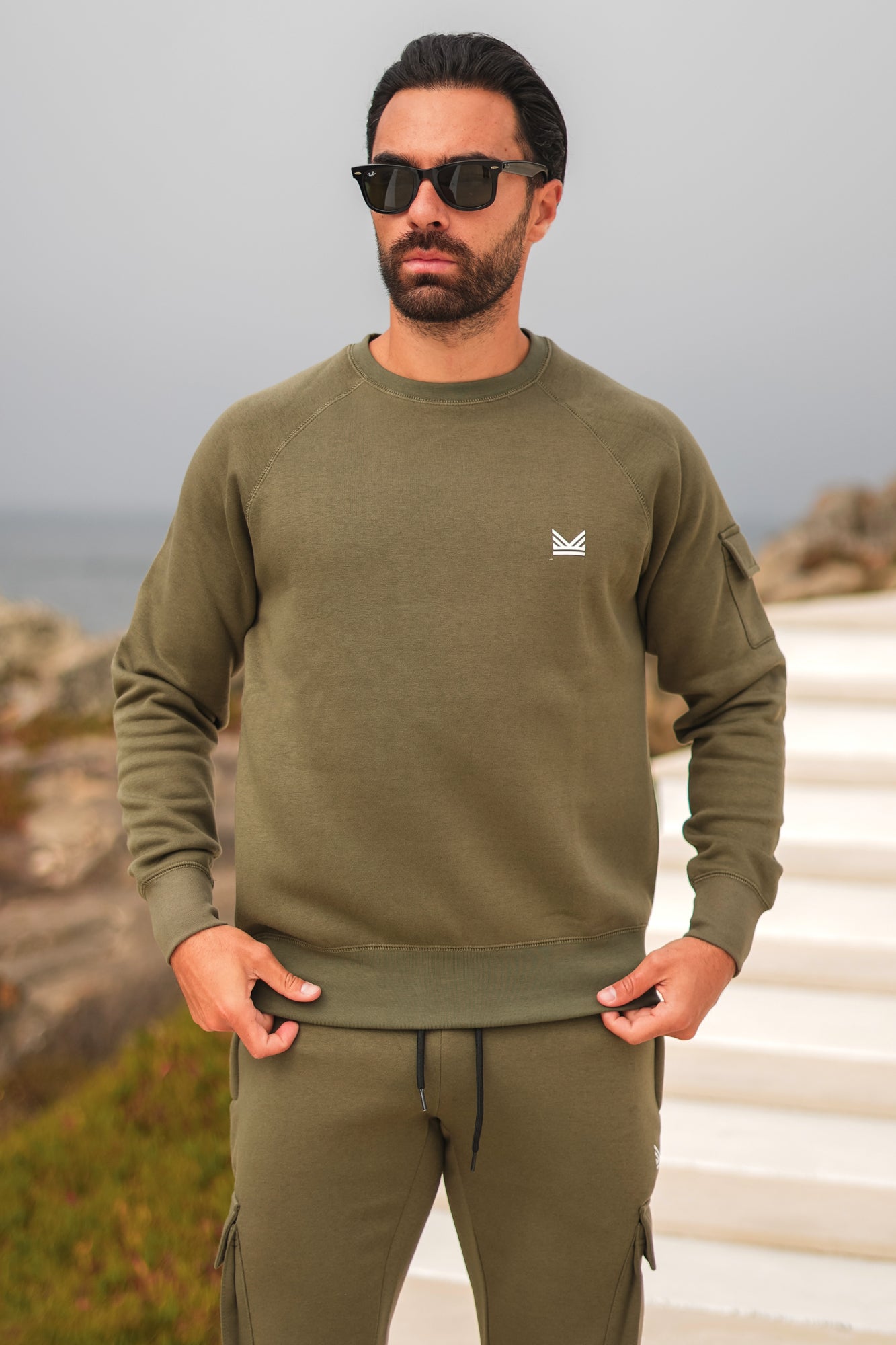 Pro Cotton Sweatshirt - Olive