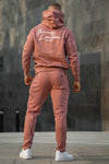 Signature Cotton Oversize Tracksuit - pink