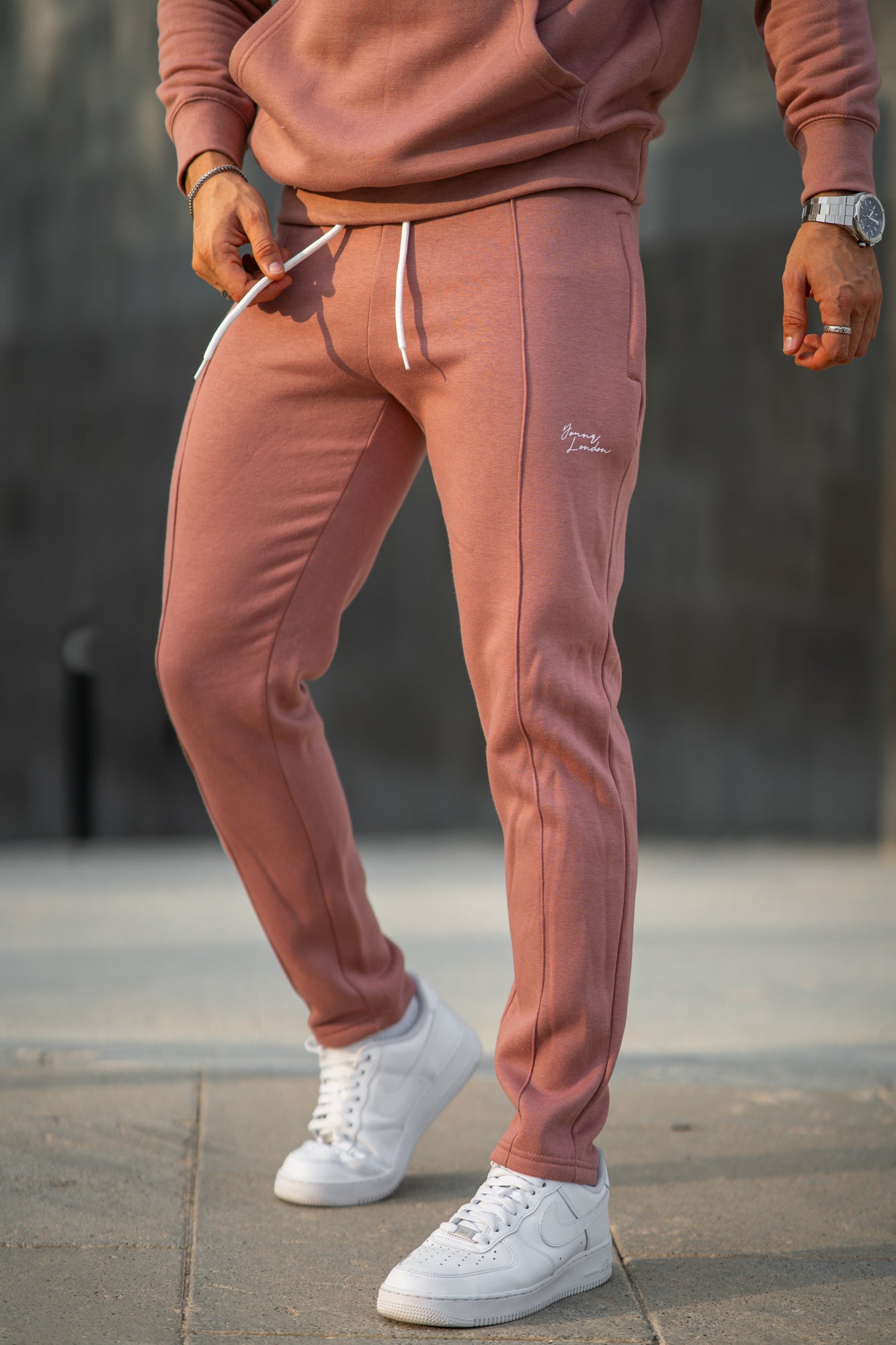 Signature Cotton Trouser - pink