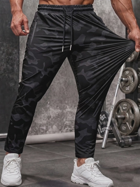 SlimFit Ice Sports Spandexdry Camo Trouser