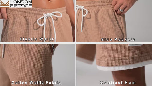 Waffle Knit Shorts - Seagreen