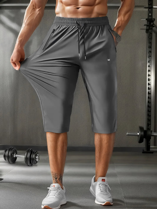 Ice Sports SpandexDry 3/4 Quarter Shorts - Olive