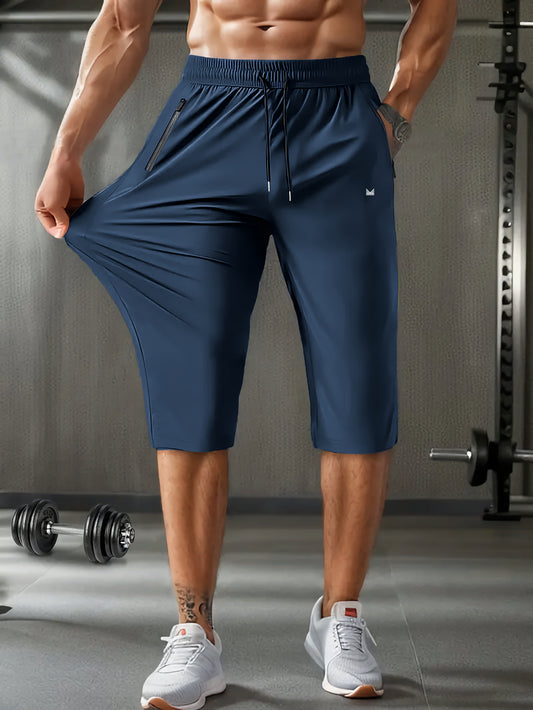 Ice Sports SpandexDry 3/4 Quarter Shorts - Navy