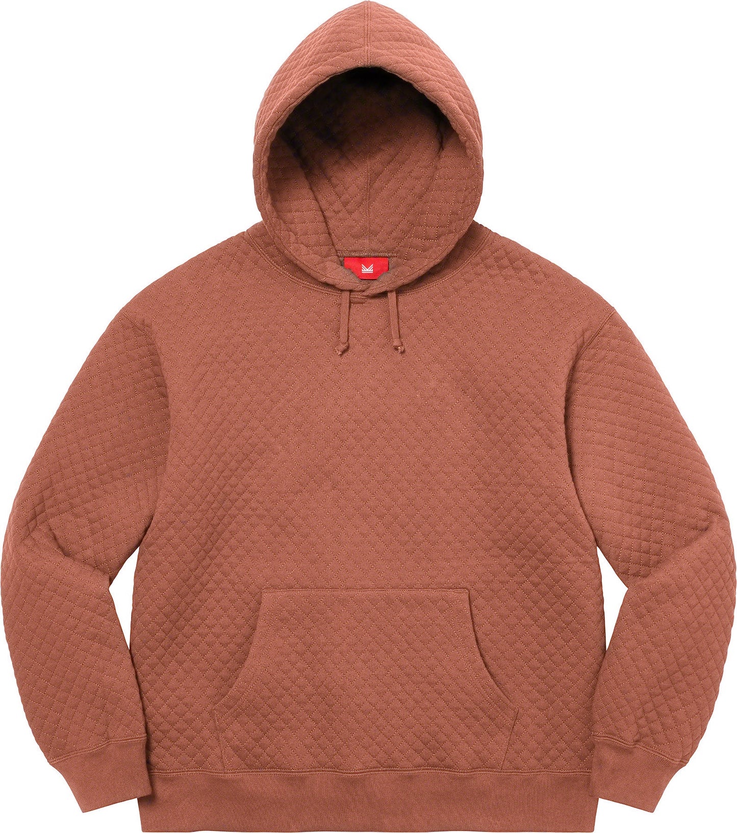 Quilted Peach Hoodie