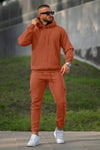 Monte Carlo Embossed Cotton Hoodie - Apricot