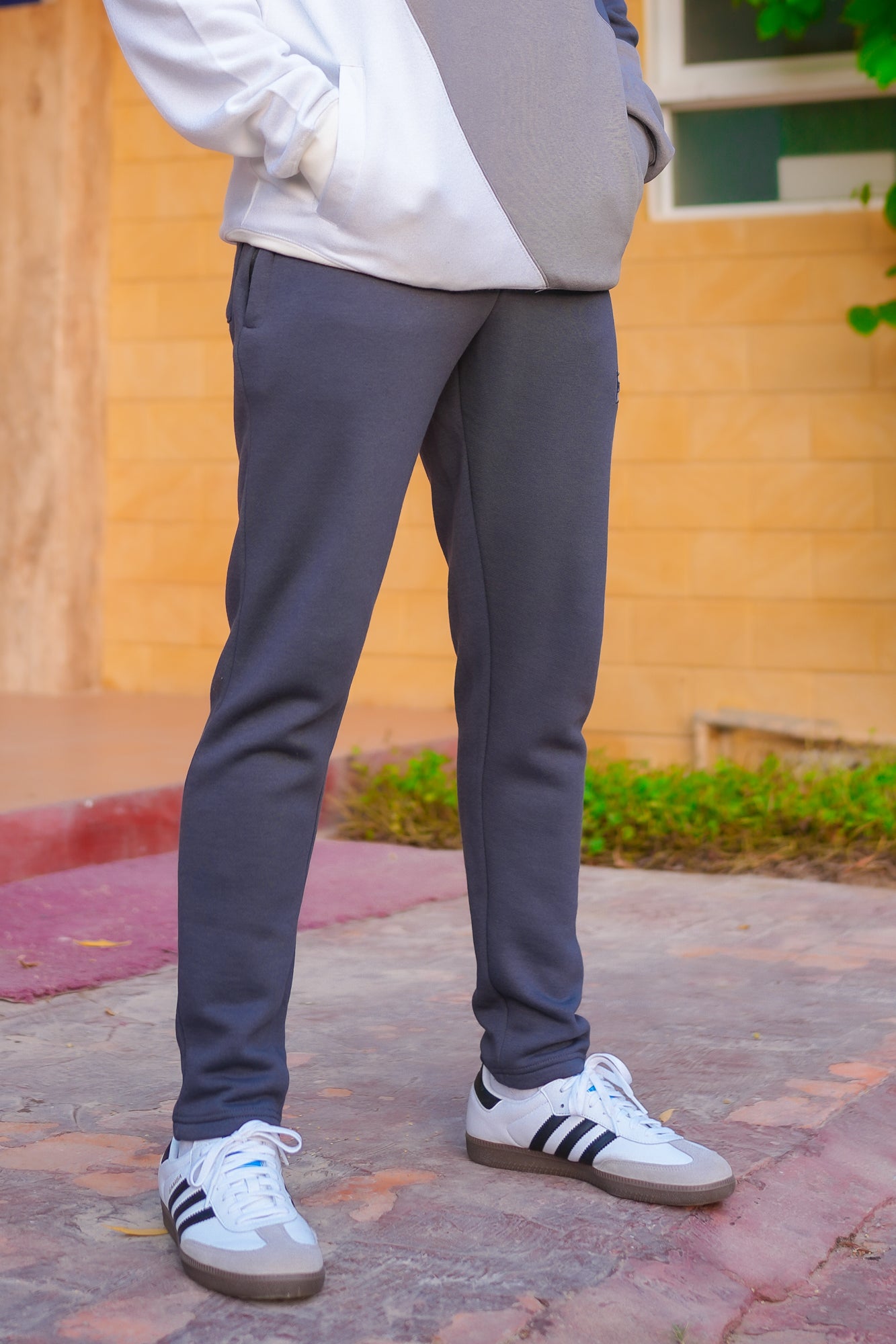 Zone Cotton Terry Trouser - Grey