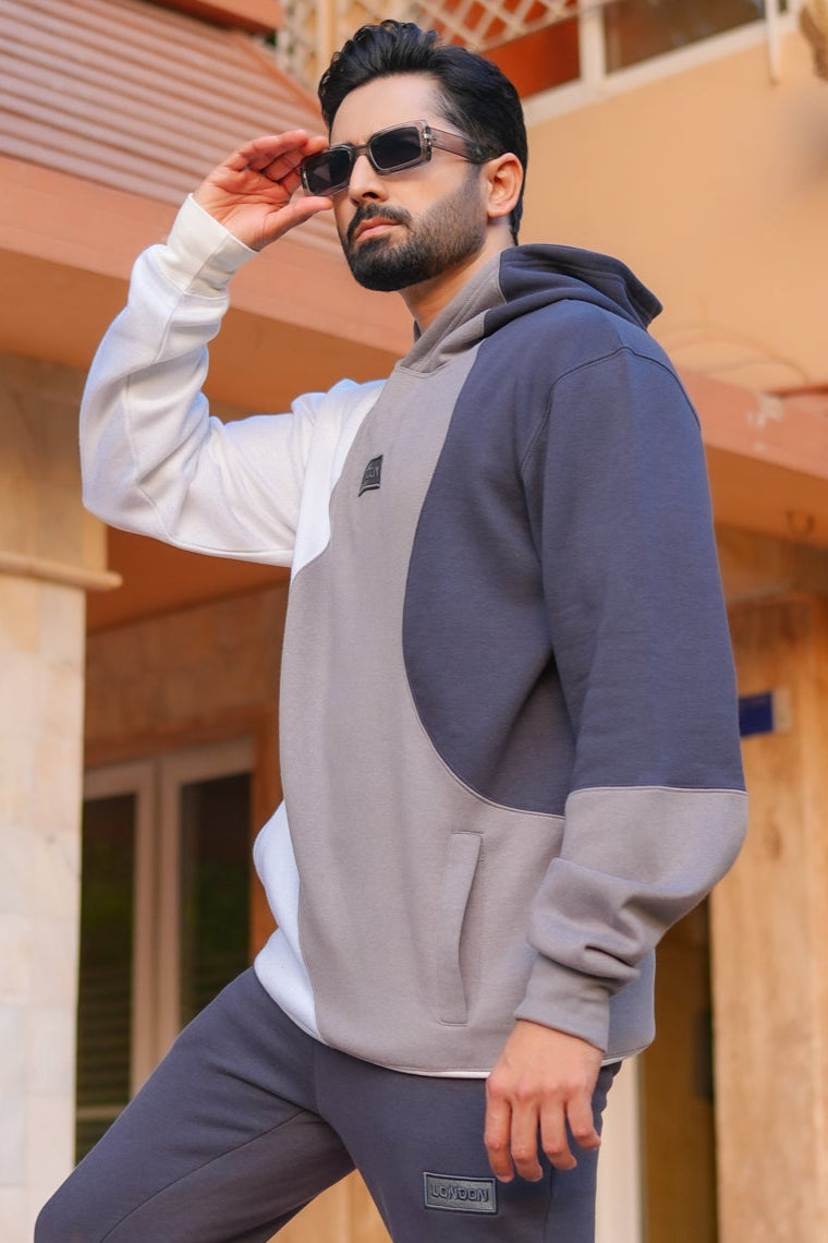 Zone Cotton Hoodie - Grey