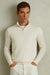 Sw81 Half-Zip Funnel Neck Ribbed Sweater - Snow