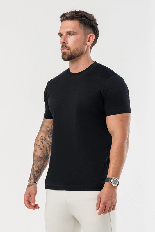 Essential Cotton T-Shirt - Black