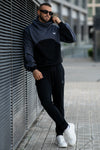 Core Oversize Cotton Tracksuit - Dark Grey