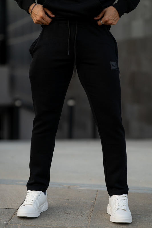 All Black Cotton Trouser