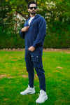 51 Dropshoulder Polar Cotton Hoodie - Navy