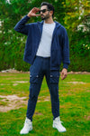 51 8 pocket Cargo Cotton Trouser - Navy